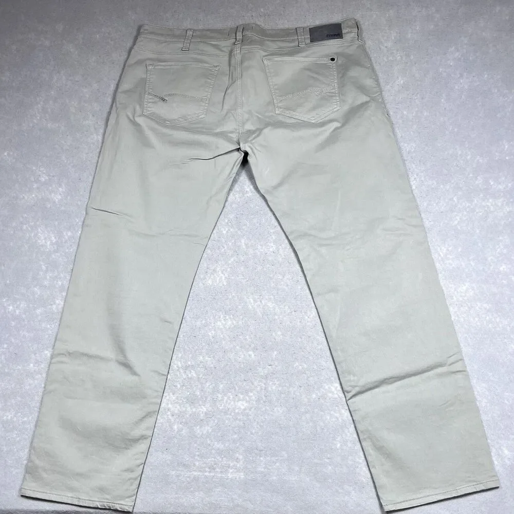 Mavi Zach Pants Mens Size 42 Gray Twill Zach Straight Leg Jeans Inseam 31 Pocket